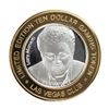 Image 1 : .999 Silver Las Vegas Club $10 Casino Limited Edition Gaming Token