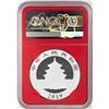 Image 2 : 2019 China 10 Yuan Panda Silver Coin NGC MS70 Early Releases Red Core
