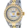 Image 1 : Rolex Ladies Two Tone 14K Mother Of Pearl Diamond Lugs 26MM Datejust Wristwatch