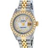 Image 2 : Rolex Ladies Two Tone 14K Mother Of Pearl Diamond Lugs 26MM Datejust Wristwatch