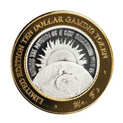 .999 Silver Mr. B's Casino Mill City, NV $10 Casino Limited Edition Gaming Token