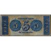 Image 2 : 1800's $5 Citizens Bank Louisiana New Orleans, LA Obsolete Banknote