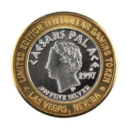 .999 Silver Caesars Palace Las Vegas, Nevada $10 Casino Limited Edition Gaming Token