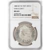 Image 1 : 1880-CC 8/7 $1 Morgan Silver Dollar Coin NGC MS64+ VAM-6 Low7