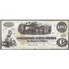 Image 1 : 1863 $100 Confederate States of America Note