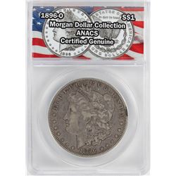 1896-O $1 Morgan Silver Dollar Coin ANACS Certified Genuine