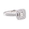 Image 1 : 14KT White Gold 1.00 ctw Diamond Ring