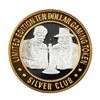 Image 1 : .999 Silver Silver Club Casino Sparks, NV $10 Limited Edition Casino Gaming Token