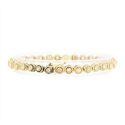 14KT Yellow Gold Ladies 0.60 ctw Diamond Bracelet