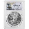 Image 1 : 2016-P $1 American Silver Eagle Coin PCGS Gem BU Struck at the Philadelphia Mint