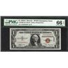 Image 1 : 1935A $1 Hawaii Silver Certificate WWII Emergency Note PMG Gem Uncirculated 66EPQ