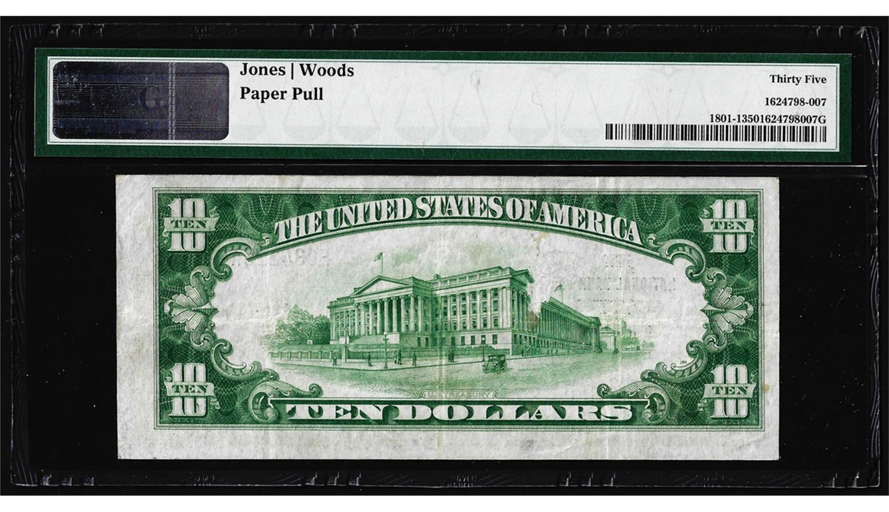 1929 10 NB of Seattle, WA CH 11280 National Currency Note PMG Choice