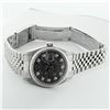 Image 5 : Rolex Mens Stainless Steel Meteorite Diamond 36MM Datejust Wristwatch