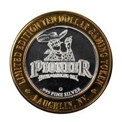 .999 Silver Pioneer Hotel & Gambling Hall $10 Casino Limited Edition Gaming Token