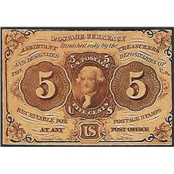 July 17, 1862 First Issue Five Cents Fractional Currency Note