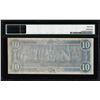 Image 2 : 1864 $10 Confederate States of America Note T-68 PMG Choice Uncirculated 64EPQ