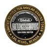 Image 2 : .999 Silver Binions Horseshoe $10 Casino Limited Edition Gaming Token