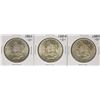 Image 1 : Lot of (3) 1884-O $1 Morgan Silver Dollar Coins