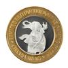 Image 1 : .999 Fine Silver Circus Circus Casino Reno, NV $10 Limited Edition Gaming Token