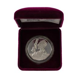 1987 Rarities Mint Disney Dopey 1oz Silver Proof Coin w/Box & COA