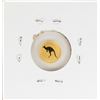 Image 2 : 2010 $2 Australia Kangaroo Proof 1/2 Gram .9999 Fine Gold Coin