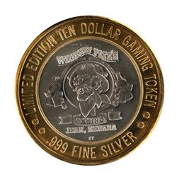 .999 Silver Whiskey Petes Casino Jean, Nevada $10 Limited Edition Gaming Token