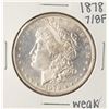 Image 1 : 1878 7/8F Weak $1 Morgan Silver Dollar Coin