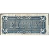 Image 2 : 1864 $50 Confederate States of America Note