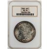 Image 1 : 1887 $1 Morgan Silver Dollar Coin NGC MS64 Nice Toning