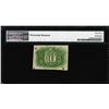 Image 2 : 1863 10 Cent Second Issue Fractional Currency Note Fr.1246 PMG Ch. Uncirculated 63EPQ