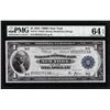 Image 1 : 1918 $1 Federal Reserve Bank Note New York Fr.713 PMG Choice Uncirculated 64EPQ