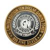Image 1 : .999 Silver Golden Nugget Las Vegas $10 Casino Limited Edition Gaming Token