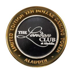 .999 Fine Silver Aladdin Resort & Casino Las Vegas $10 Limited Edition Gaming Token