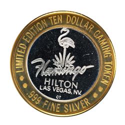 .999 Fine Silver Flamingo Las Vegas, Nevada $10 Limited Edition Gaming Token