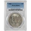 Image 1 : 1928 $1 Peace Silver Dollar Coin PCGS MS64+