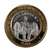 Image 1 : .999 Silver Plaza Las Vegas, NV $10 Casino Limited Edition Gaming Token
