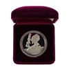 Image 1 : 1987 Rarities Mint Disney Dopey 1oz Silver Proof Coin w/Box & COA