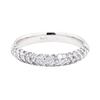 Image 2 : 14KT White Gold 0.50 ctw Diamond Band