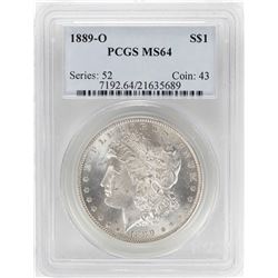 1889-O $1 Morgan Silver Dollar Coin PCGS MS64