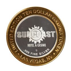 .999 Fine Silver Suncoast Las Vegas, Nevada $10 Limited Edition Gaming Token