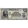 Image 1 : 1902 PB $20 Columbia NB of Washington, DC CH# 3625 National Currency Note