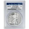 Image 1 : 2013-W $1 Enhanced Mint State American Silver Eagle Coin PCGS MS70 First Strike