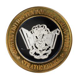 .999 Silver Stratosphere Las Vegas, NV $10 Casino Limited Edition Gaming Token