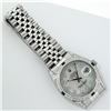 Image 7 : Rolex Mens Stainless Steel Mother Of Pearl Diamond Lugs & Sapphire Datejust Wristwatch