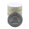 Image 2 : Roll of (20) 1957 Brilliant Uncirculated Franklin Half Dollar Coins