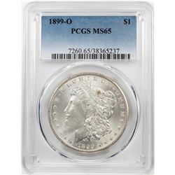 1899-O $1 Morgan Silver Dollar Coin PCGS MS65
