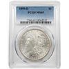 Image 1 : 1899-O $1 Morgan Silver Dollar Coin PCGS MS65