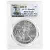 Image 1 : 2016-P $1 American Silver Eagle Coin PCGS Gem BU Struck at the Philadelphia Mint