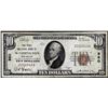 Image 1 : 1929 $10 First NB of Washington, New Jersey CH# 860 National Currency Note