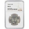 Image 1 : 1960-D Franklin Half Dollar Coin NGC MS64